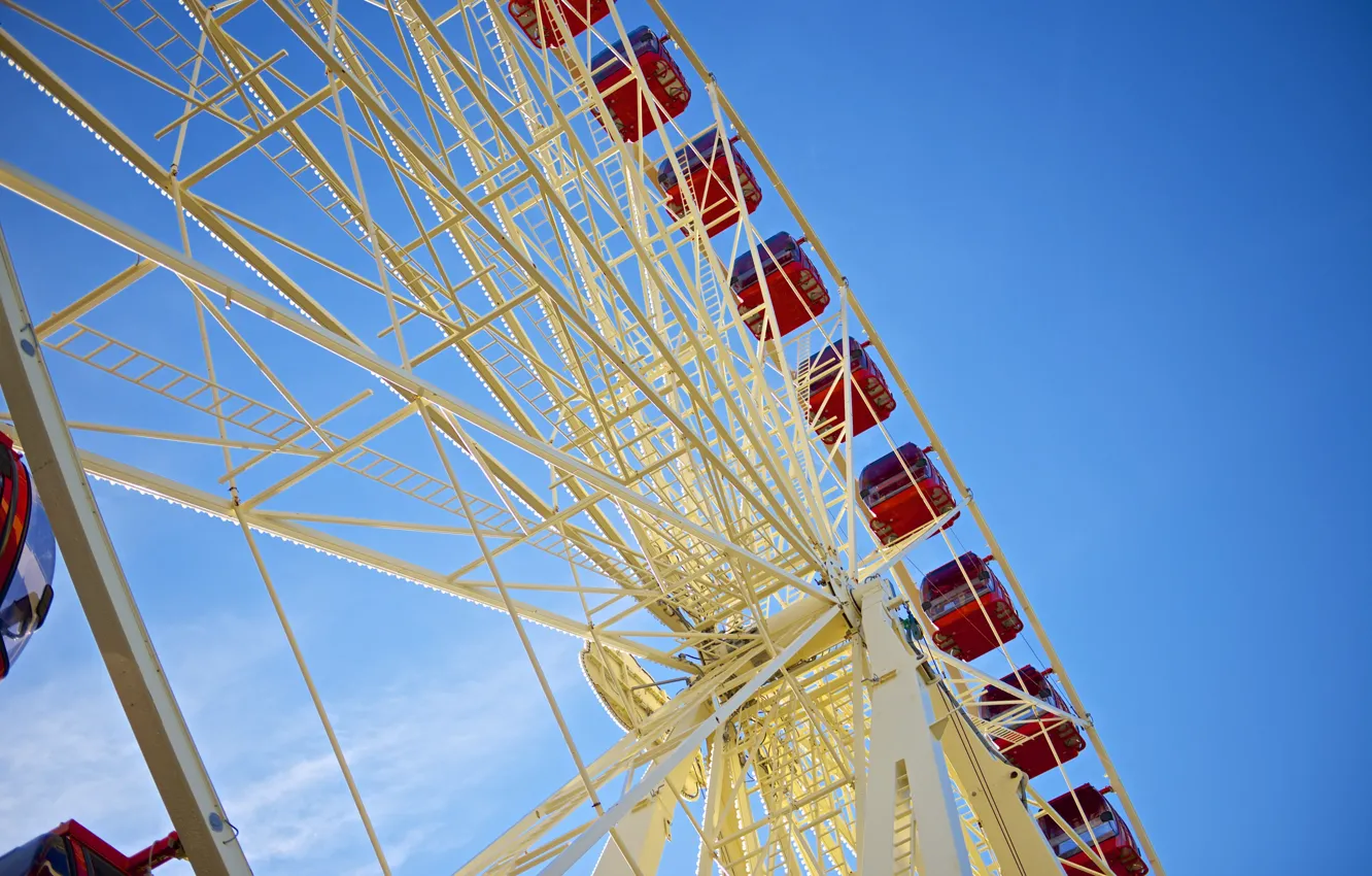 Photo wallpaper Ferris Wheel, Western Australia, Fremantle, Amusement Park, Theme Park