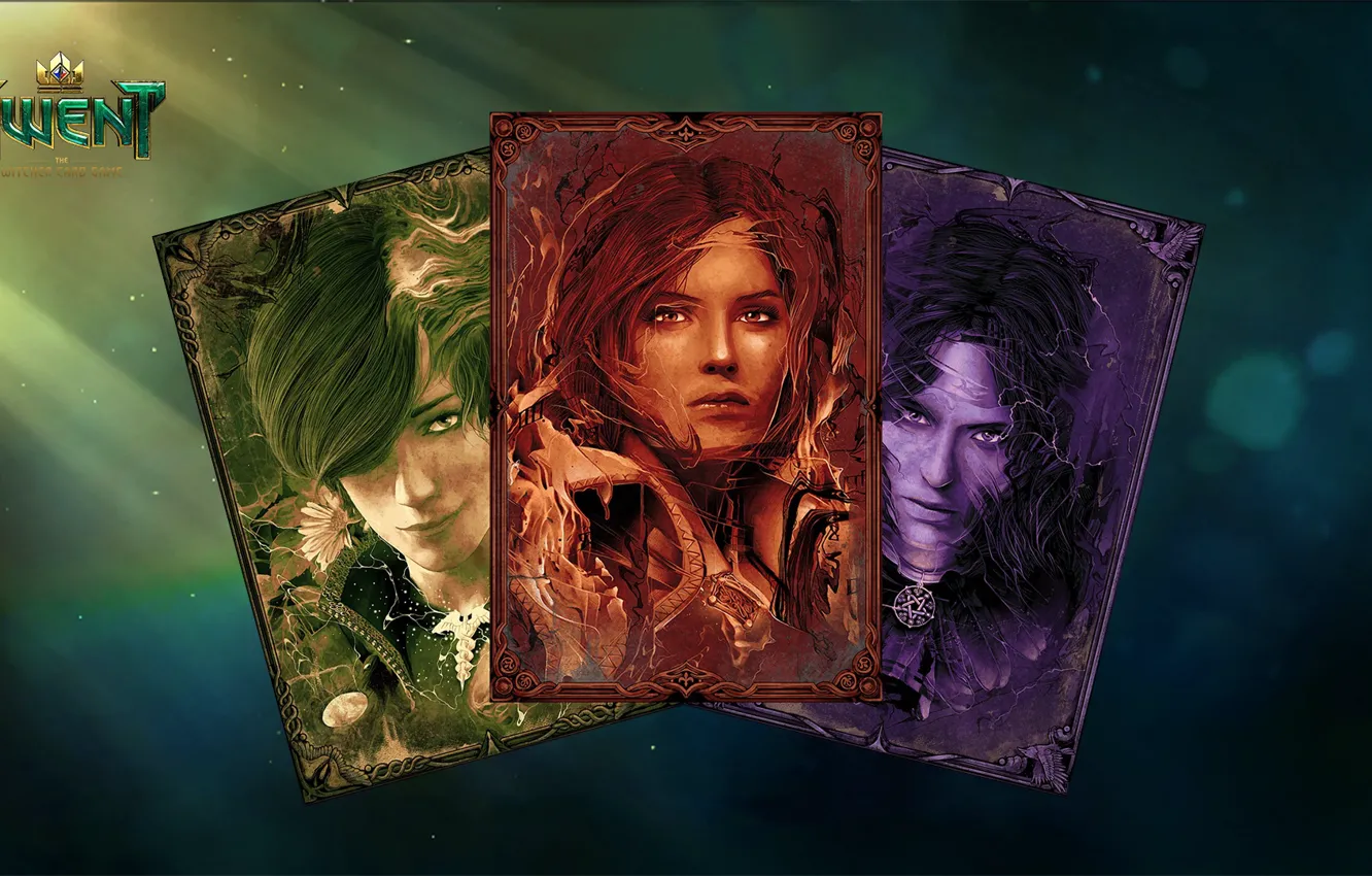 Download Wallpaper Card, Ian, Triss Merigold, Triss Merigold, The