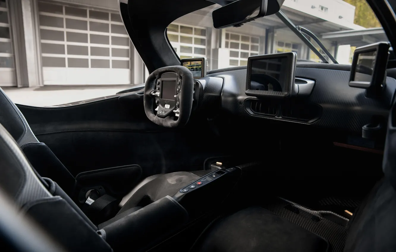 Photo wallpaper The only instance, Supercar, interior, Aston Martin, supercar, Aston Martin Valkyrie, Valkyrie, the only instance