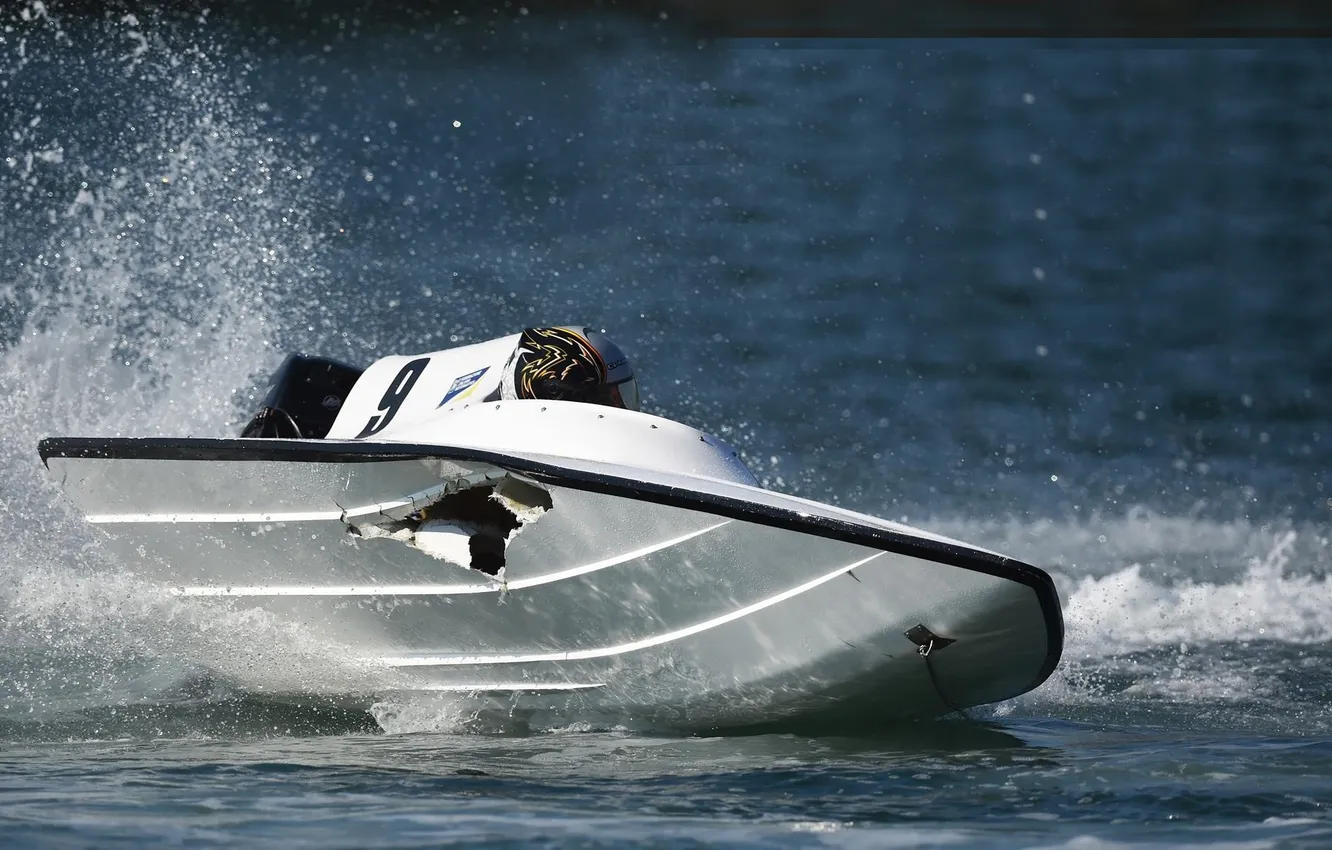 Photo wallpaper race, boat, speed