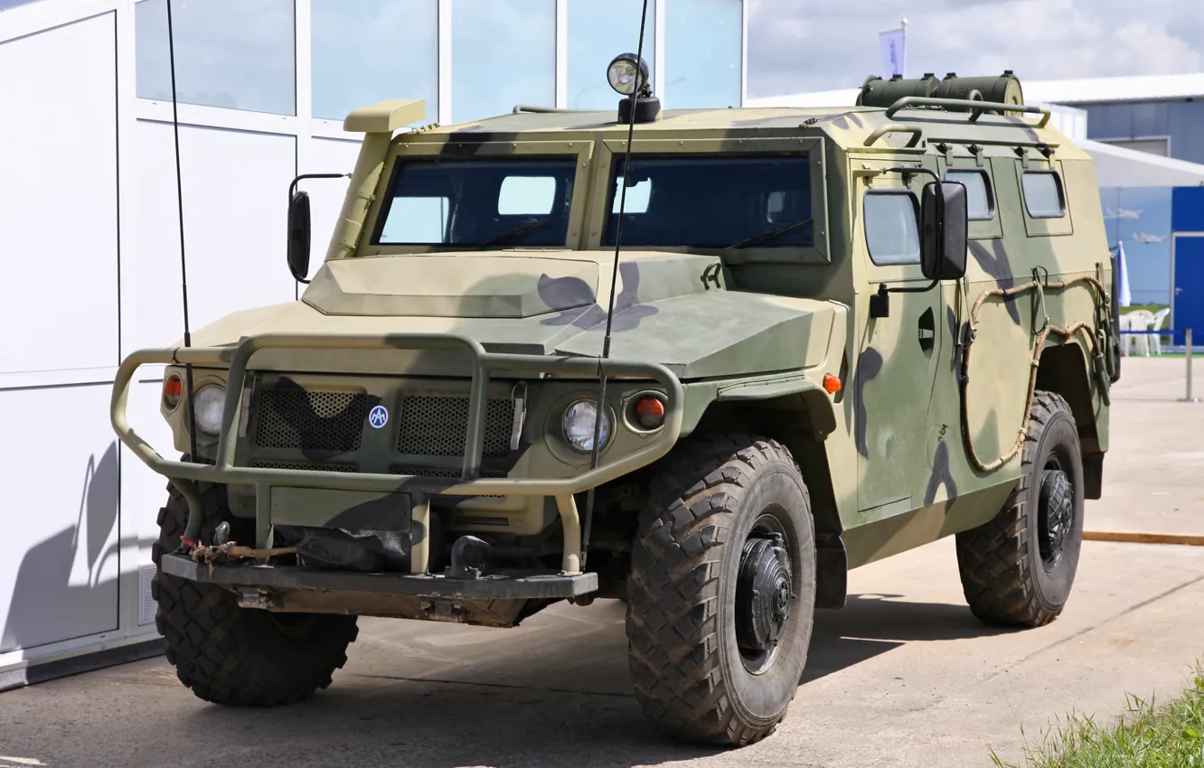 Photo wallpaper armored car, Russian, GAZ-233114, Tiger M
