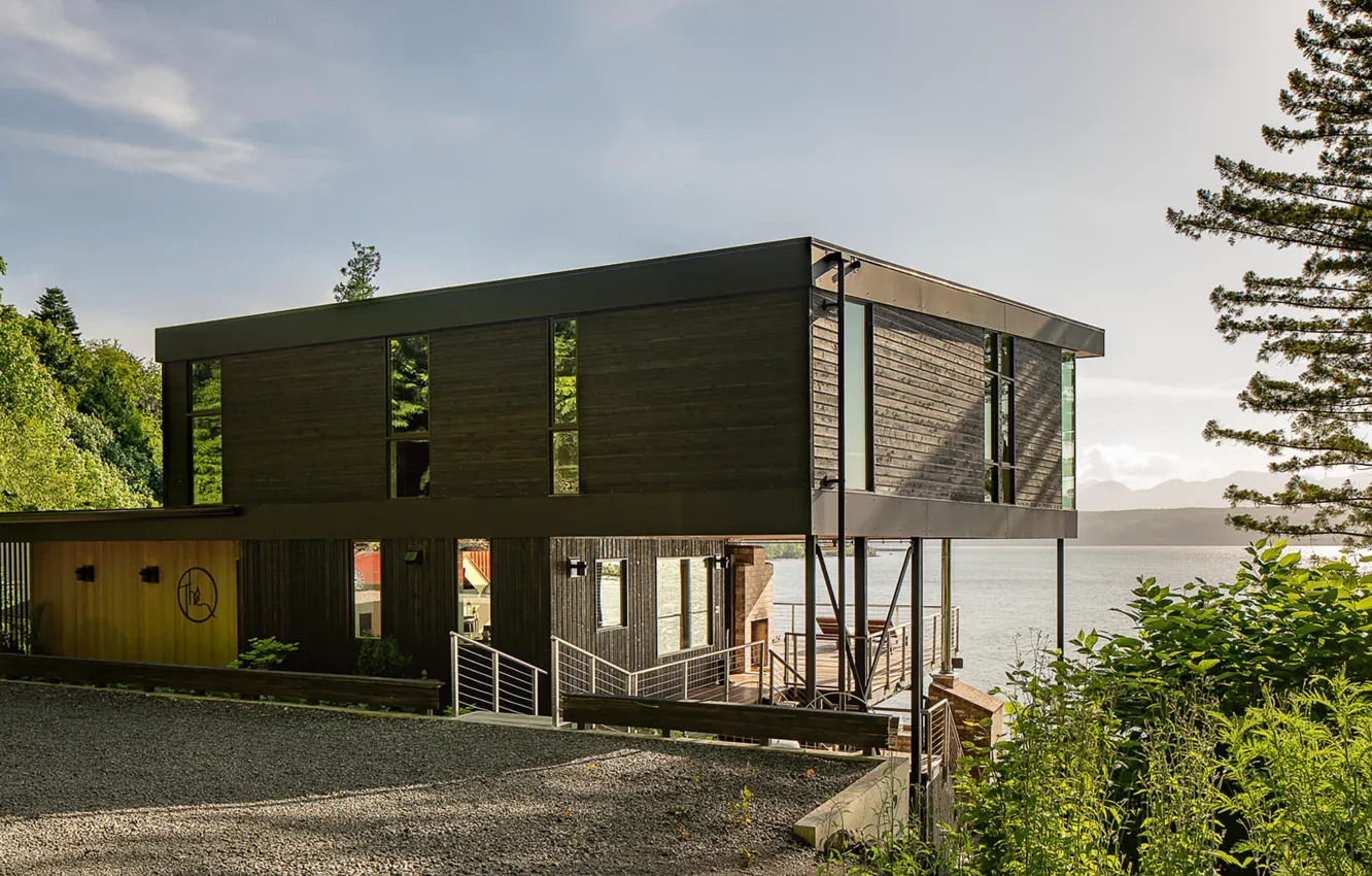 Photo wallpaper summer, design, style, Villa, architecture, buildings, Washington, Washington State