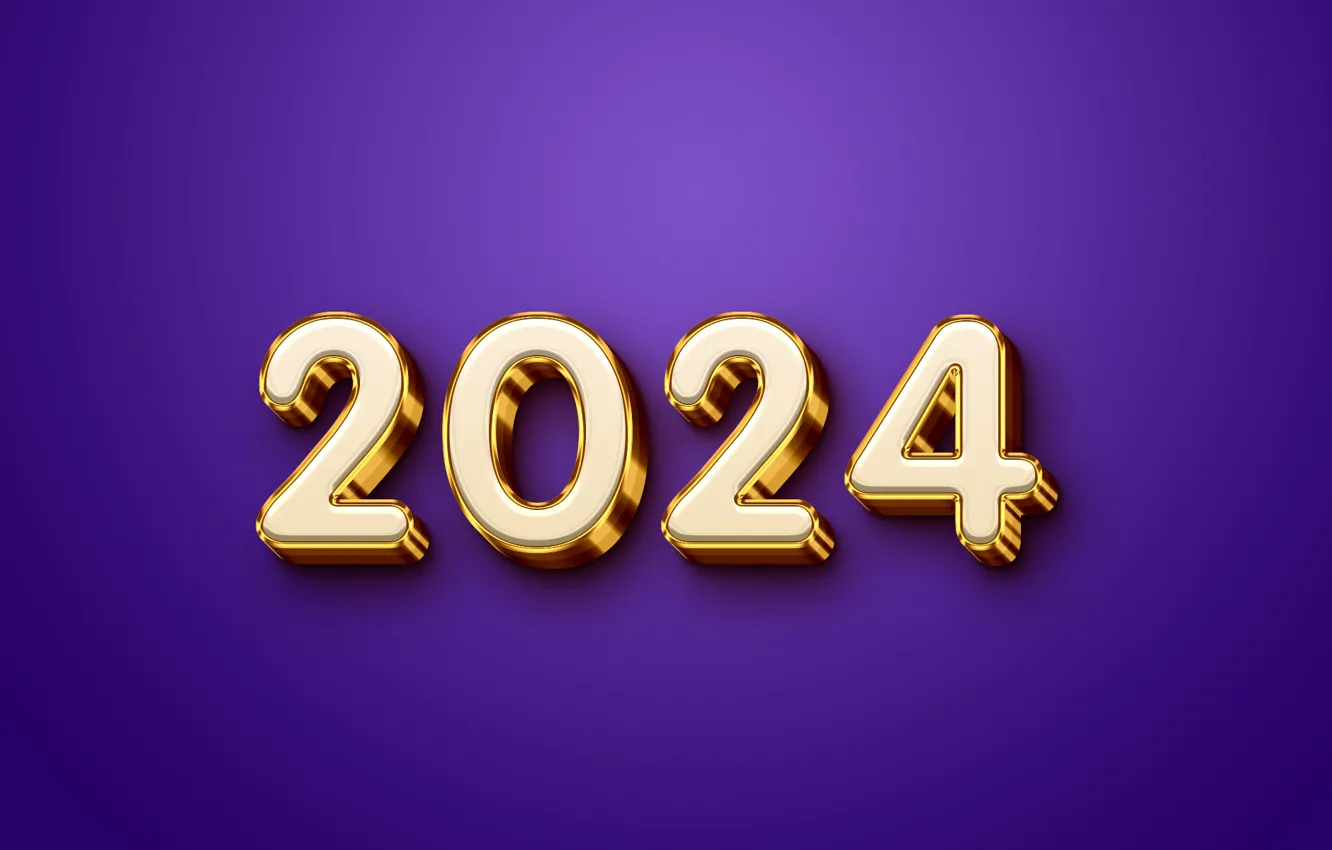 Photo wallpaper purple, background, gold, new year, figures, golden, purple, background
