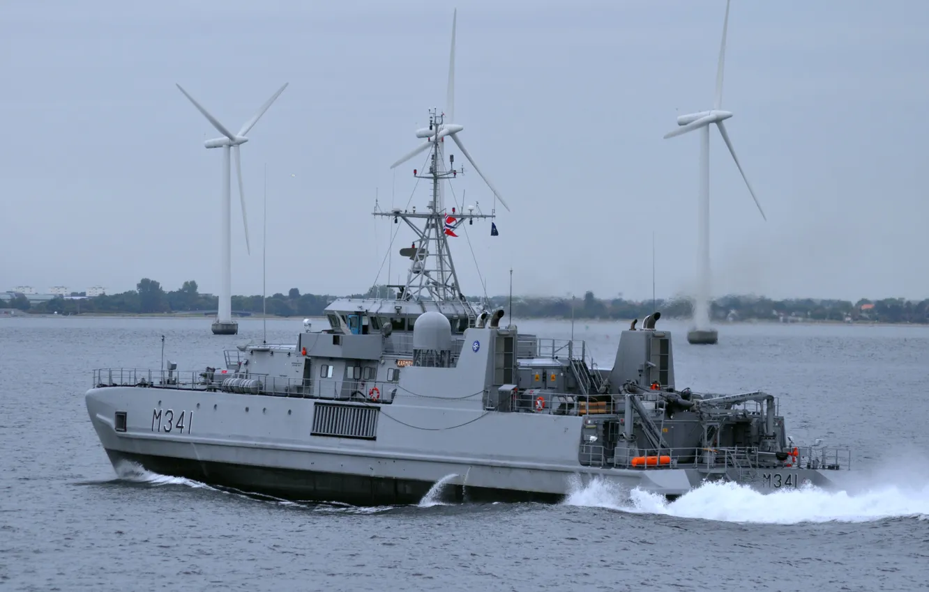 Photo wallpaper Norway, minesweeper, Karmoy