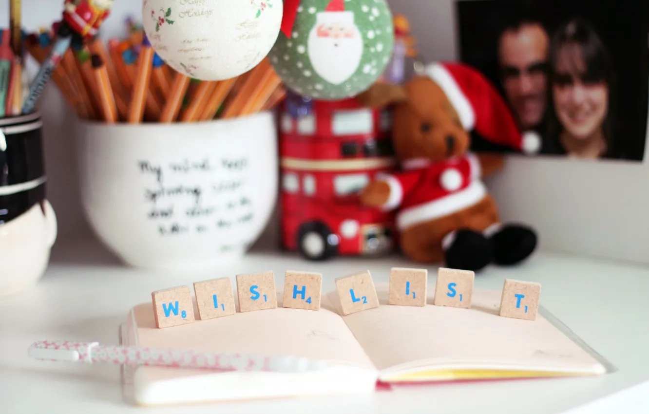 Photo wallpaper holiday, desire, wishlist