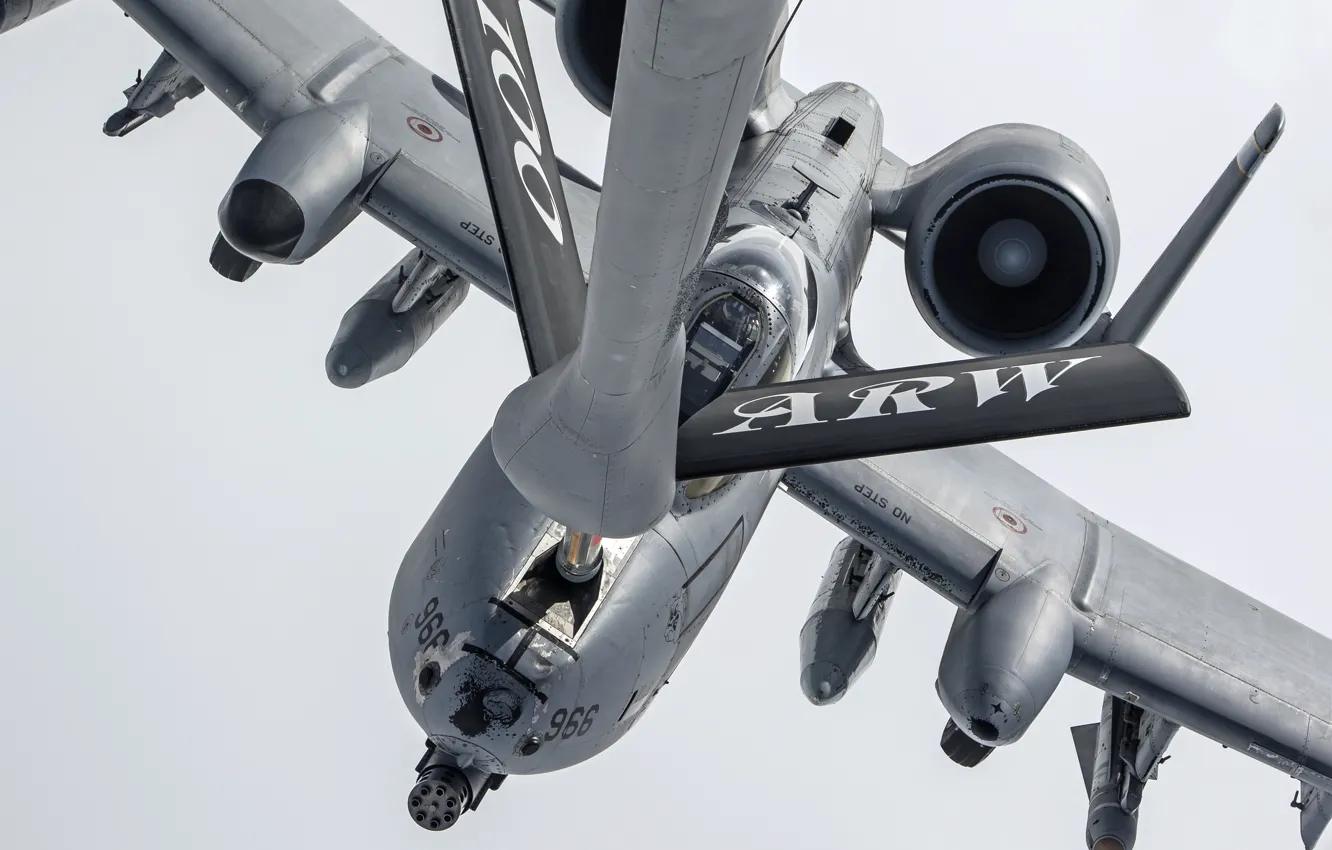 Photo wallpaper flight, cabin, attack, refueling, Thunderbolt II, The thunderbolt II, A-10C