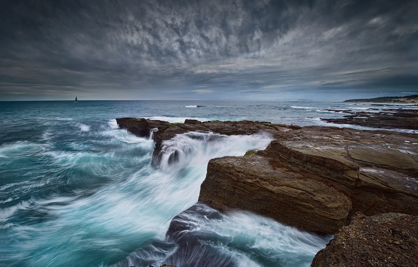 Photo wallpaper winter, the ocean, Australia, December, New South Wales