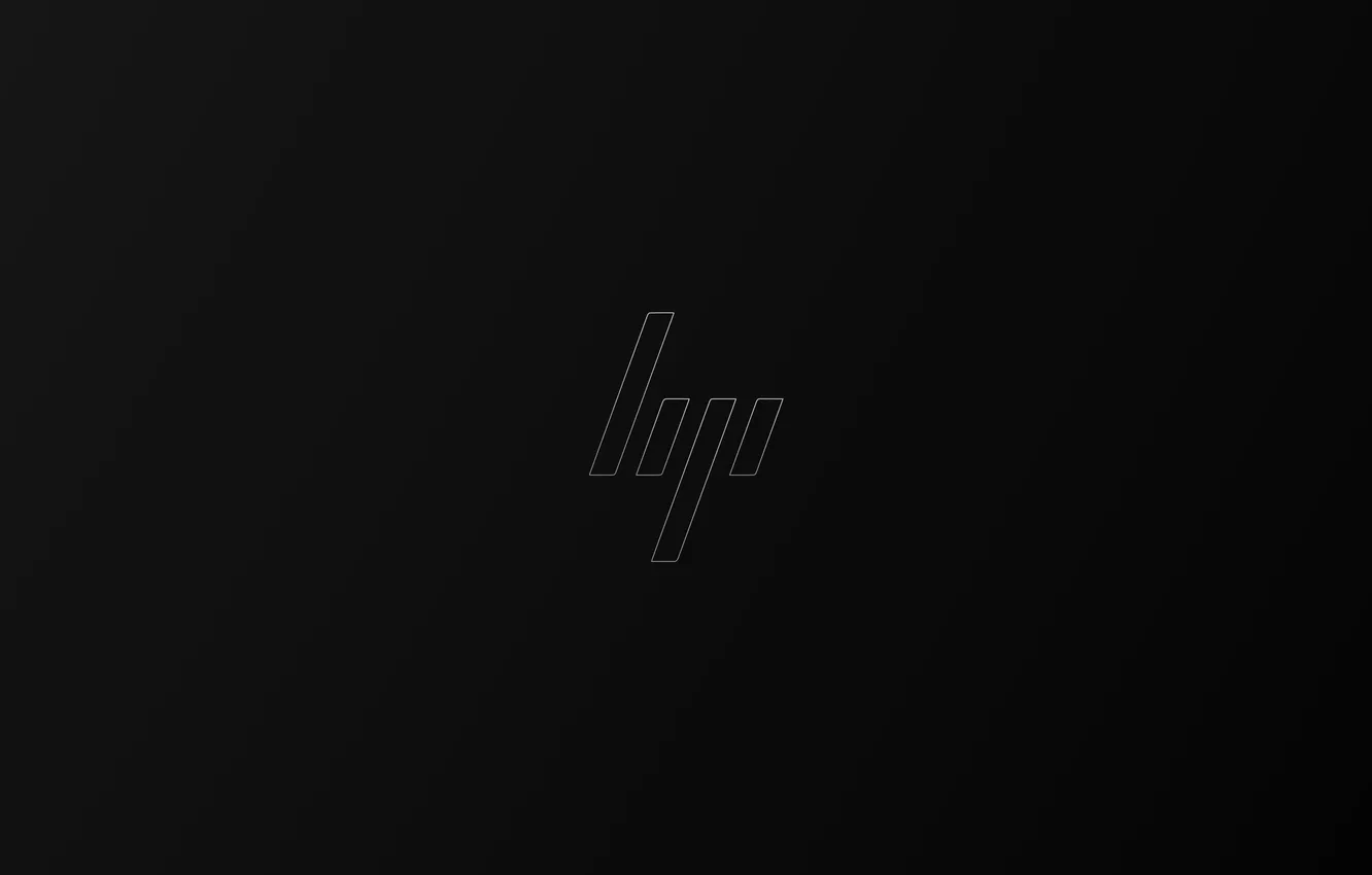 Photo wallpaper Black, Logo, Black, Logo