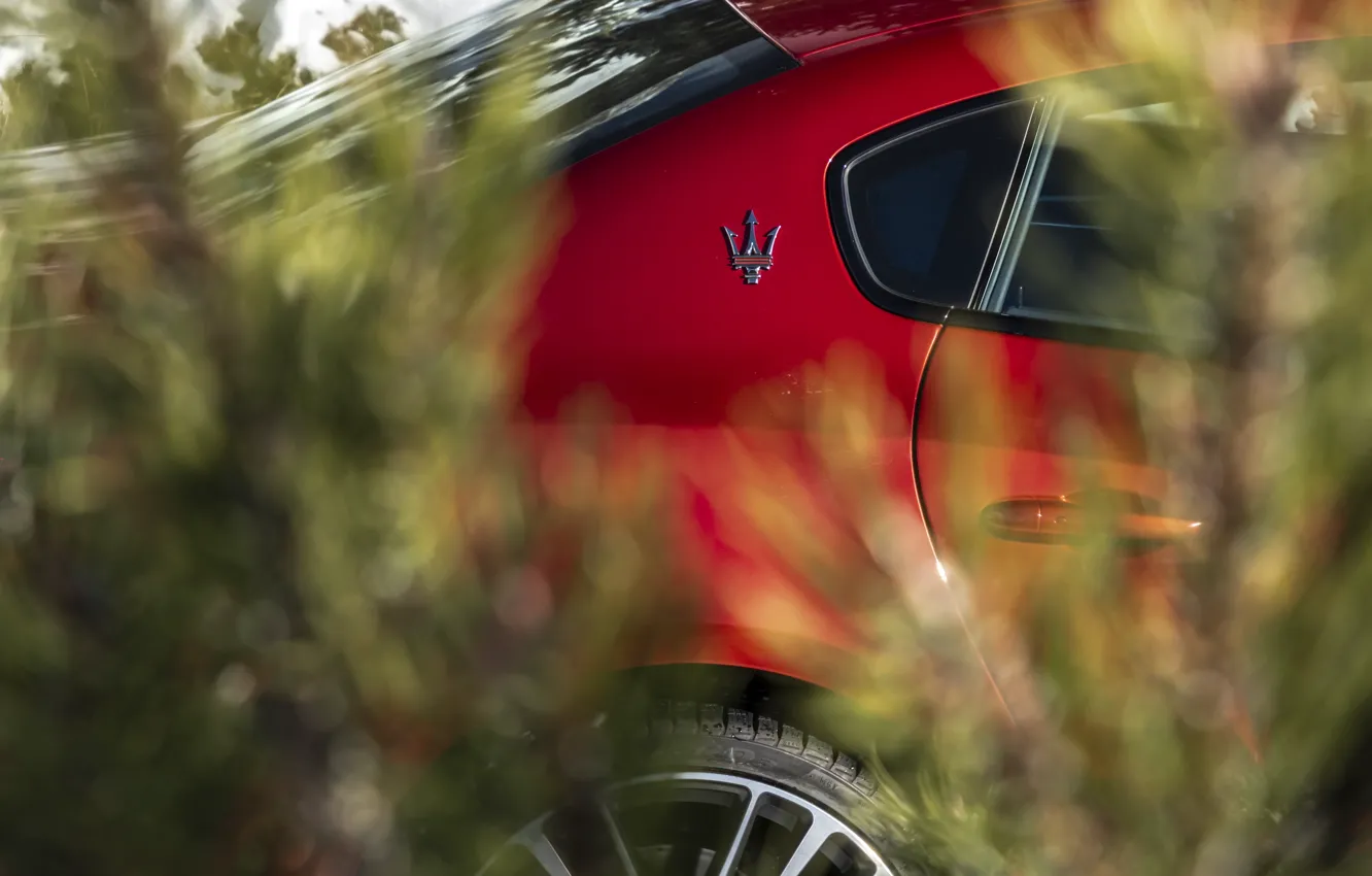 Photo wallpaper car, Maserati, Quattroporte, logo, Maserati Quattroporte Trofeo