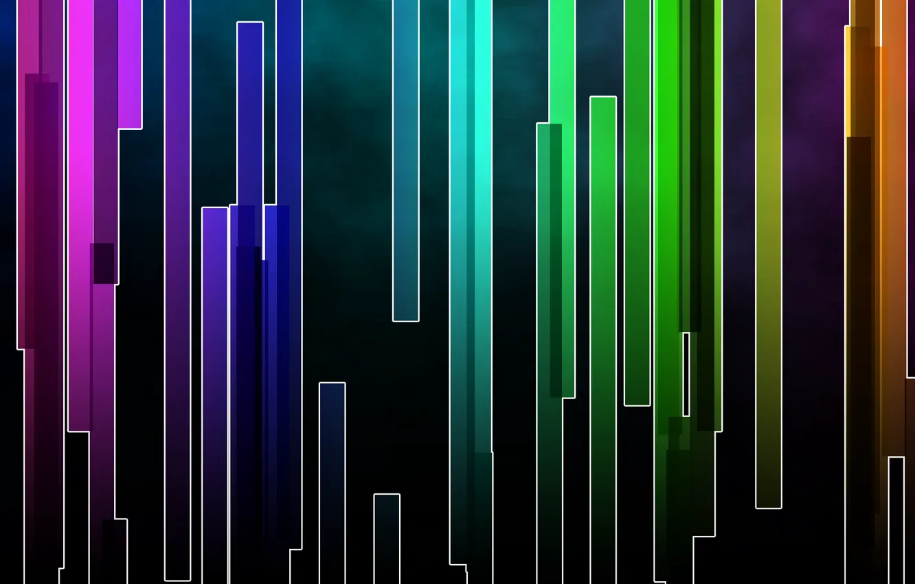 Photo wallpaper strips, strip, colorful