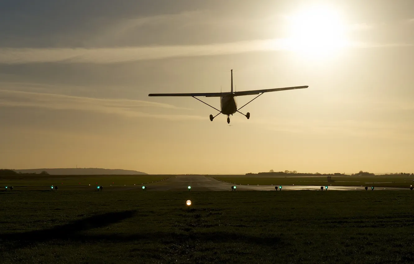 Photo wallpaper aviation, the plane, the airfield