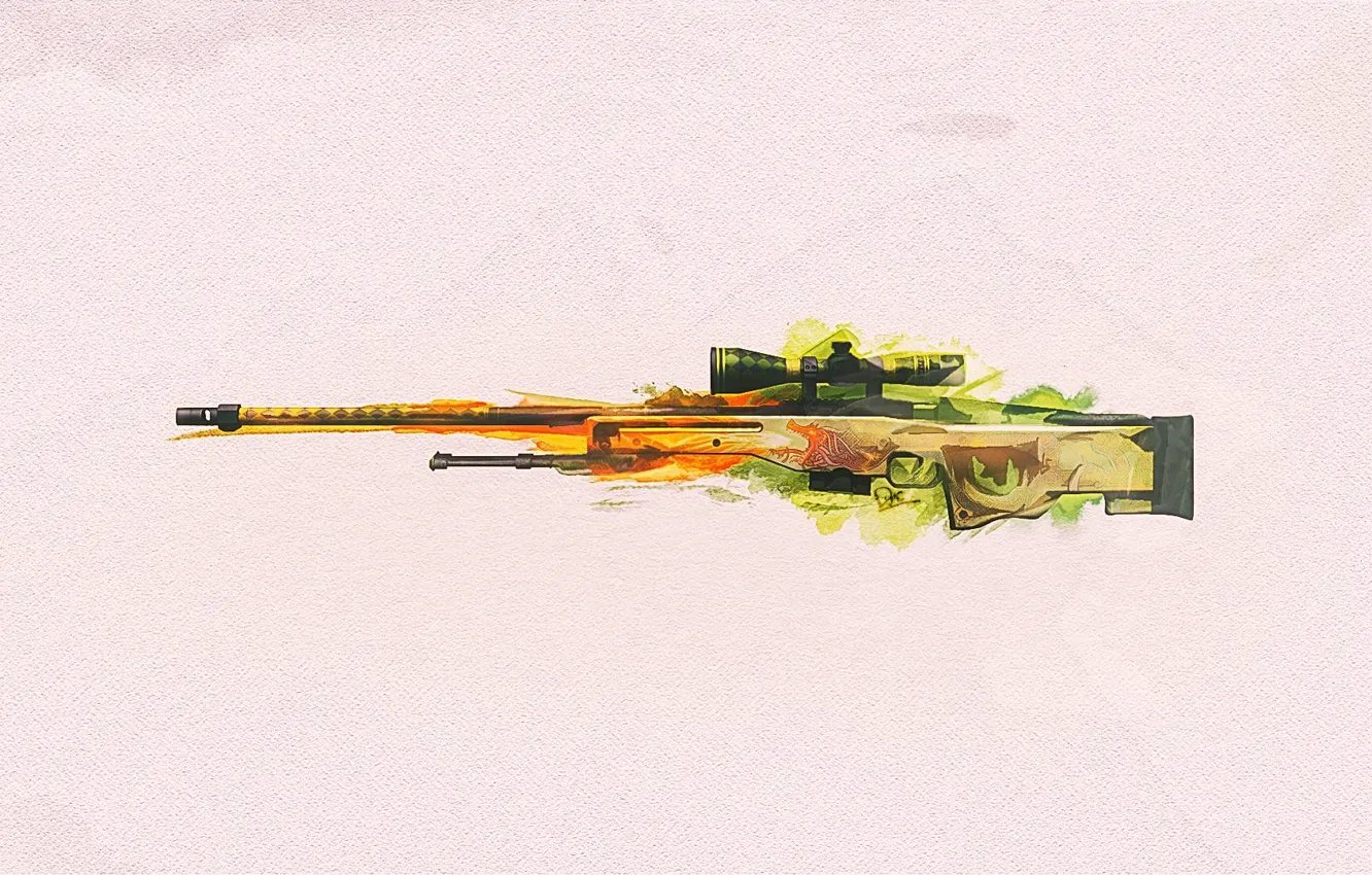 Photo wallpaper weapons, background, rifle, sniper, CS:GO