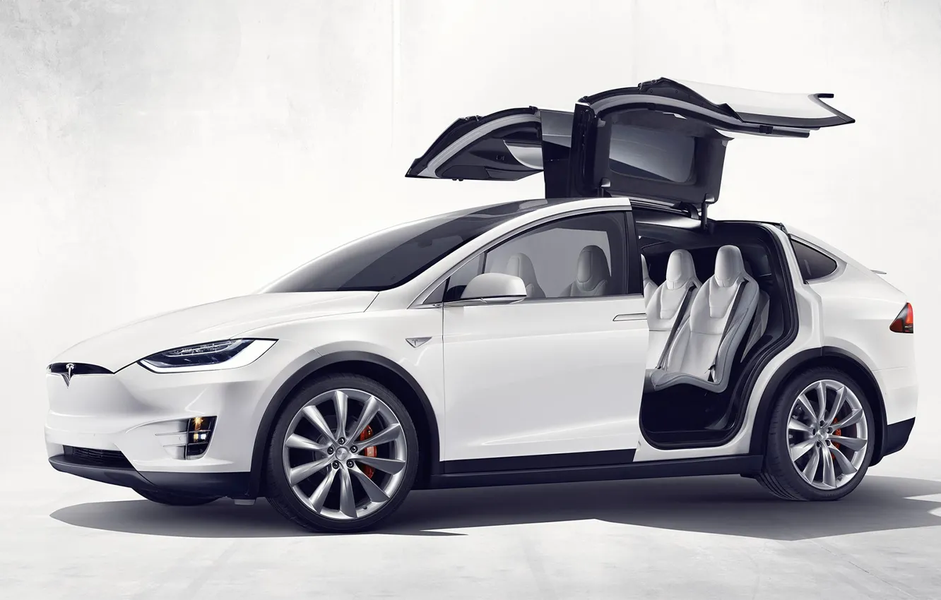 Photo wallpaper Tesla, Electric Car, Tesla Model X