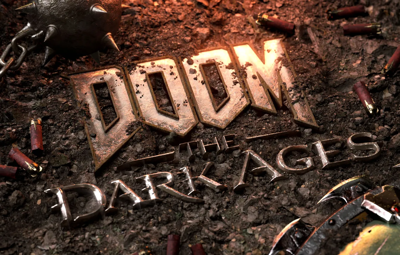 Photo wallpaper Doom, doom guy, The Dark Ages, Doom Slayers Club