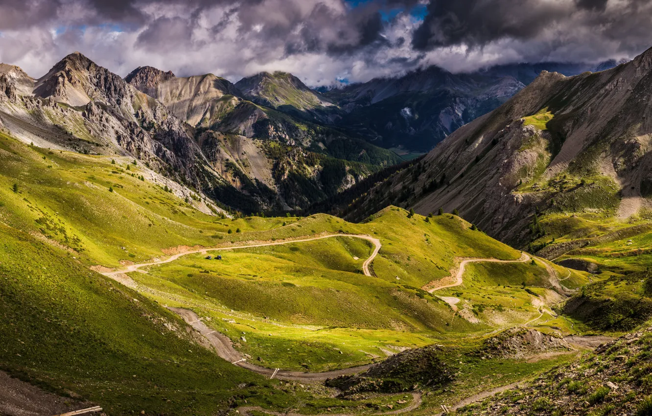 Photo wallpaper mountains, France, Alps, French Alps