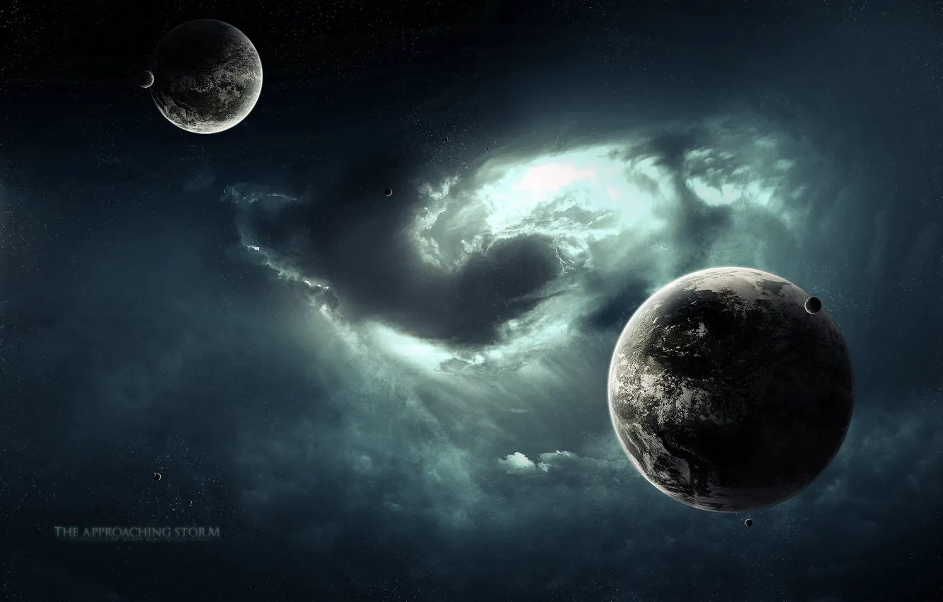 Photo wallpaper colors, cosmos, planets, sci fi