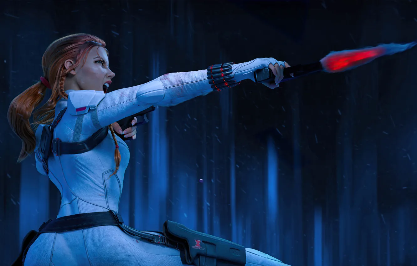 Photo wallpaper Marvel, movie, Black Widow