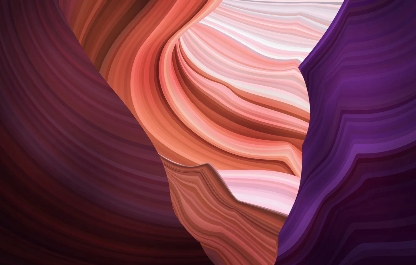 Photo wallpaper line, color, vladstudio