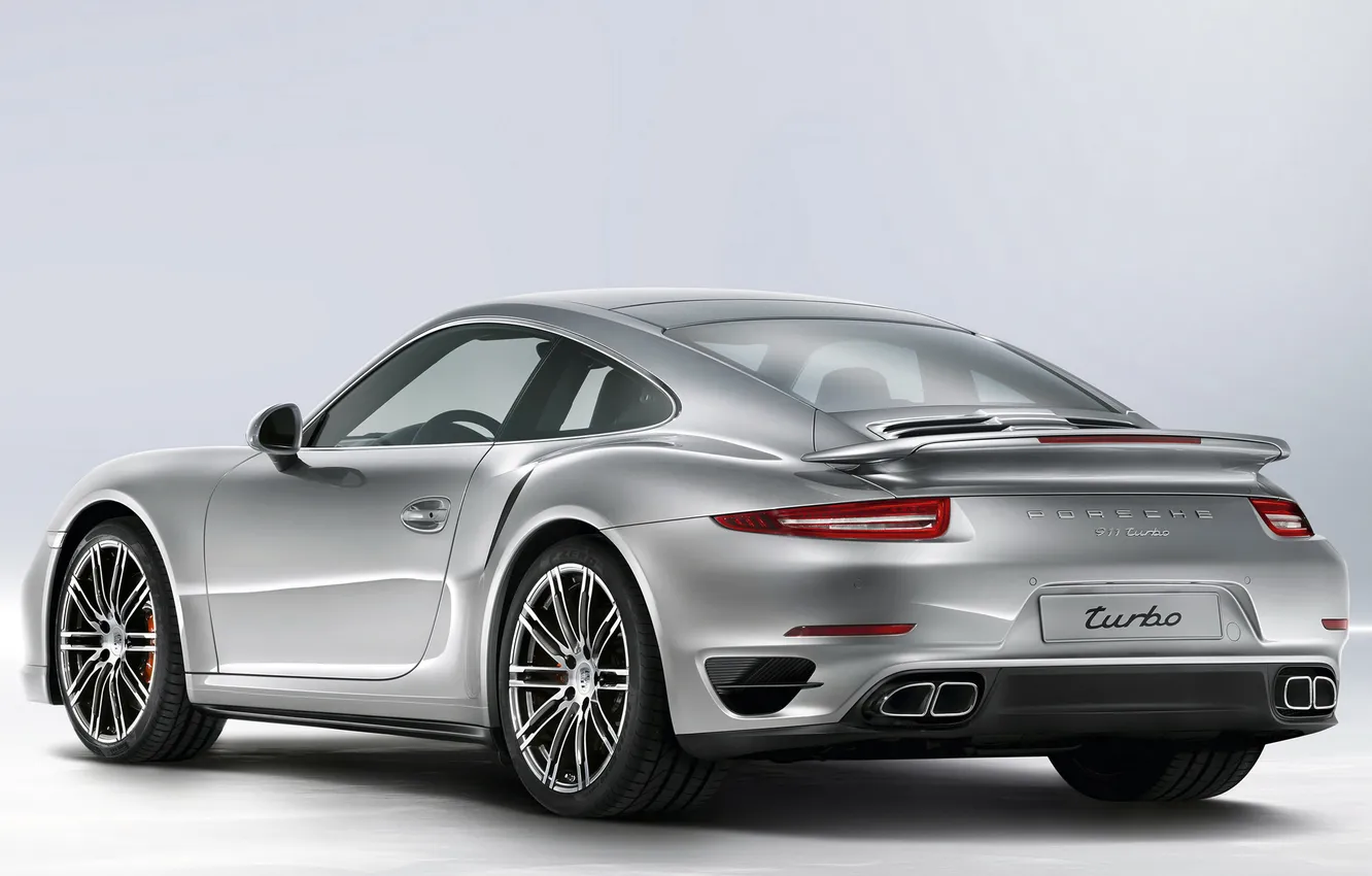 Photo wallpaper auto, background, Wallpaper, 911, Porsche, Turbo, back, 2013