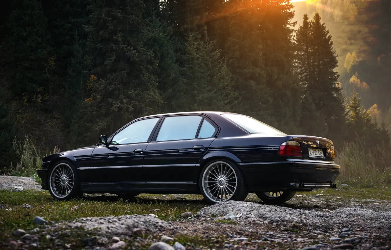 Photo wallpaper BMW, 750Li, ALPINA, ALMATY