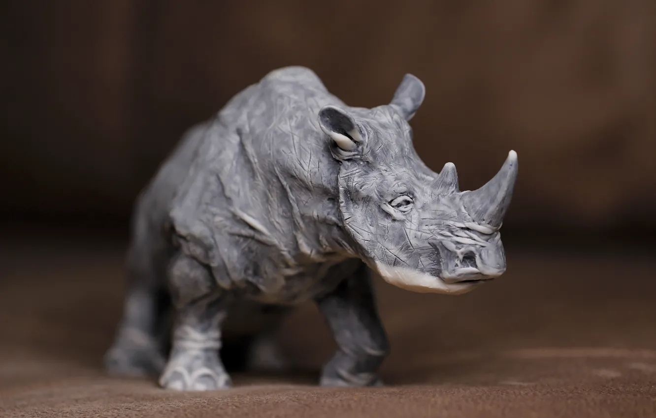 Photo wallpaper background, figure, figurine, Rhino