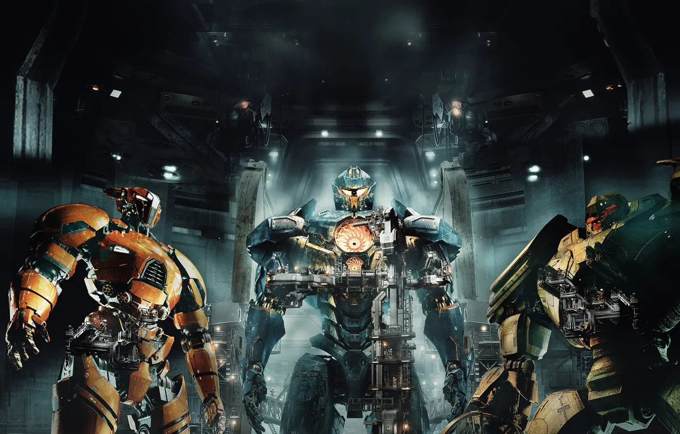 Photo wallpaper movie, robot, Pacific rim, Pacific Rim: Uprising
