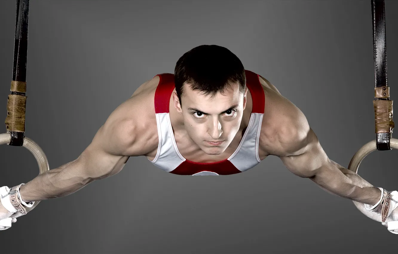 Photo wallpaper look, Mike, ring, athlete, muscle, training