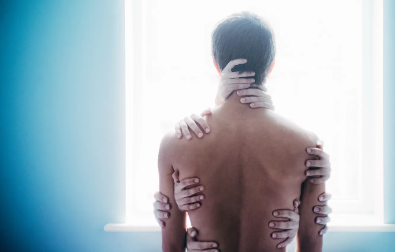 Photo wallpaper background, people, hands