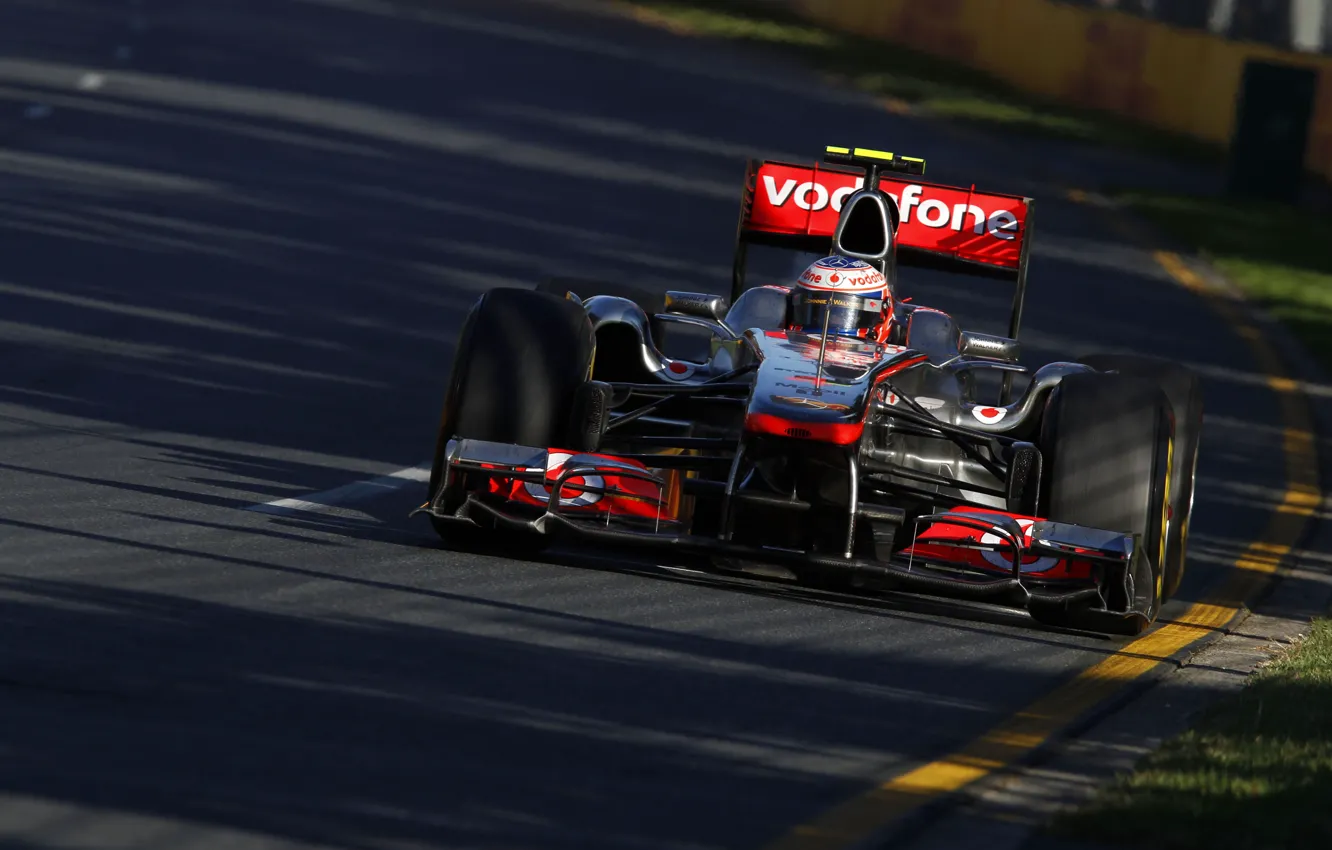 Photo wallpaper McLaren, 2011, Australia, Jenson Button, Jenson Button, Grand Prix of Australia