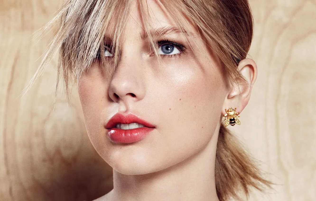 Photo wallpaper eyes, look, girl, face, Taylor Swift, beautiful, Harpers Bazaar