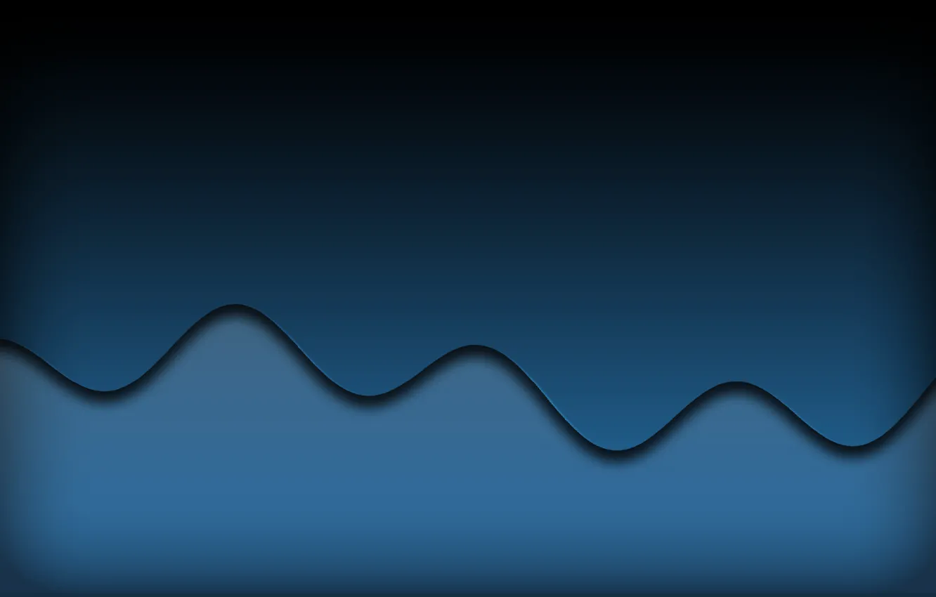 Photo wallpaper wave, blue, abstraction, patterns, lines, waves, blue, patterns