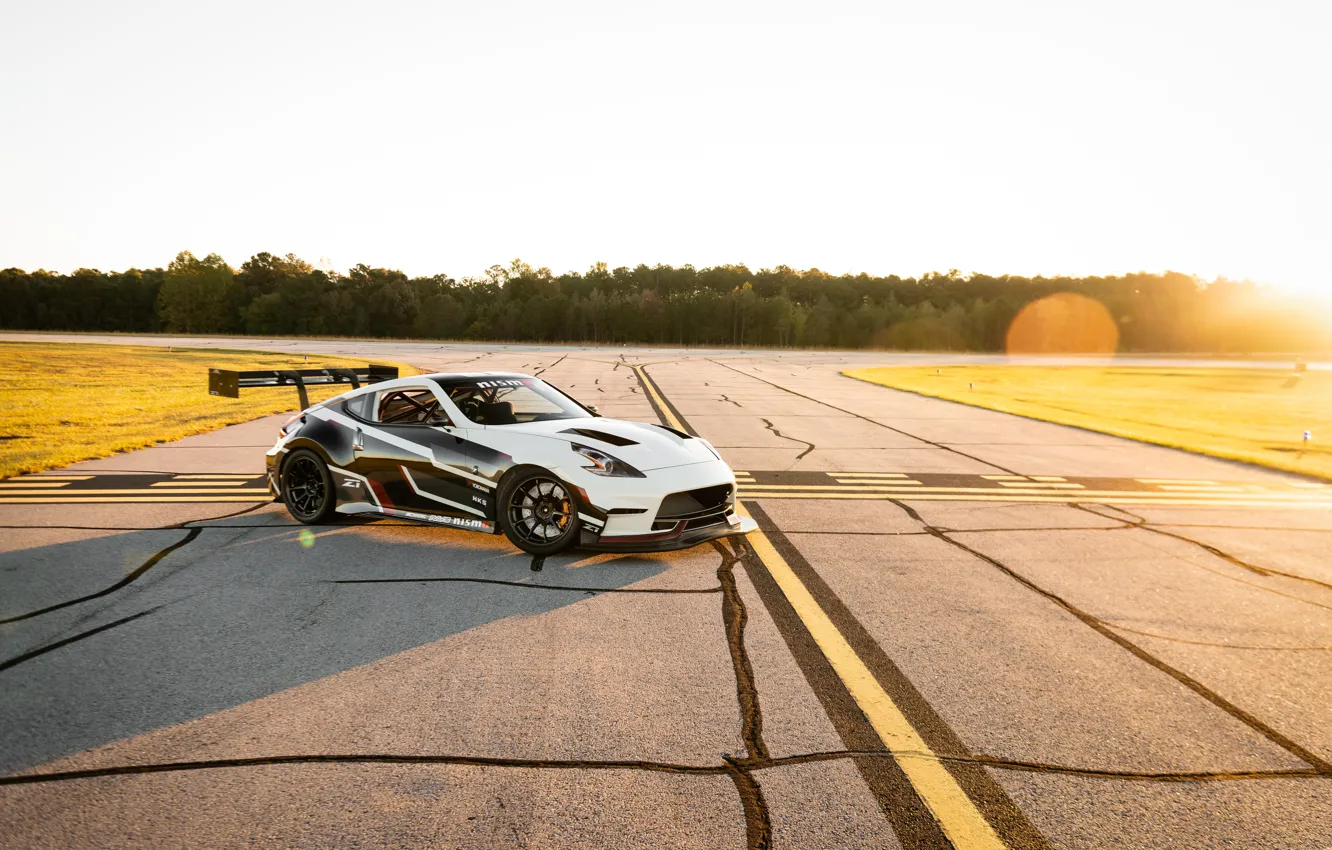 Photo wallpaper Concept, sunset, Nissan, 370Z, 2019, Global Time Attack TT