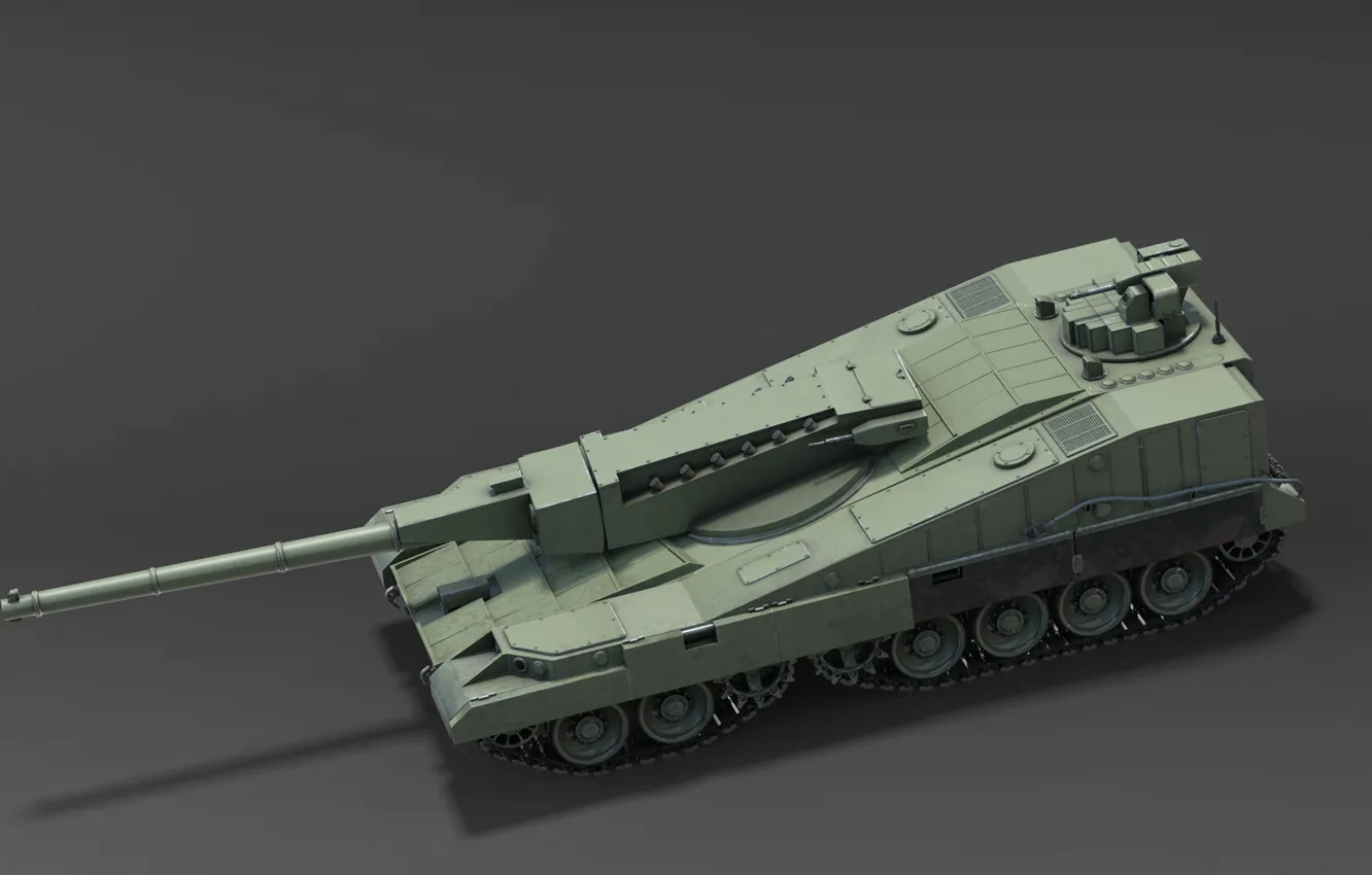 Photo wallpaper The Soviet Union, Experienced tank, Morozov Evgeny Alexandrovich, Object 490B Protein