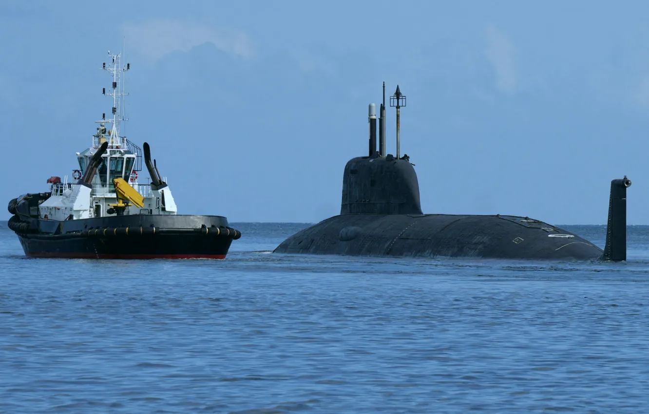 Photo wallpaper submarine, multipurpose, atomic, project 885M