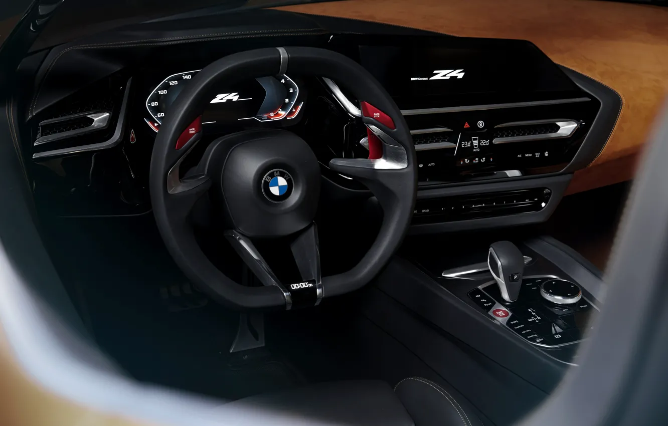 Photo wallpaper BMW, the wheel, Roadster, 2017, Z4 Concept