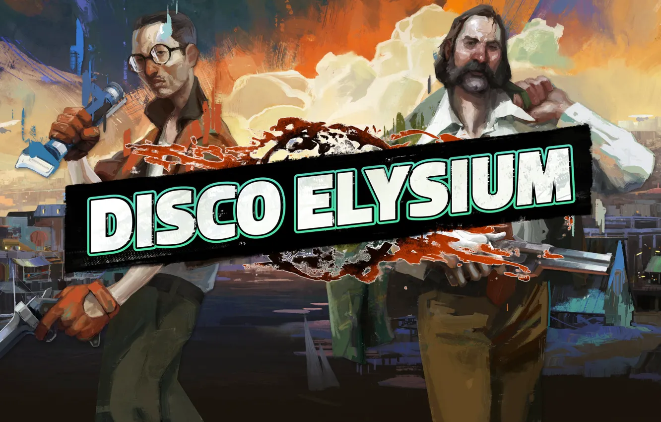 Photo wallpaper Disco Elysium, Revashol, Disco Elysium