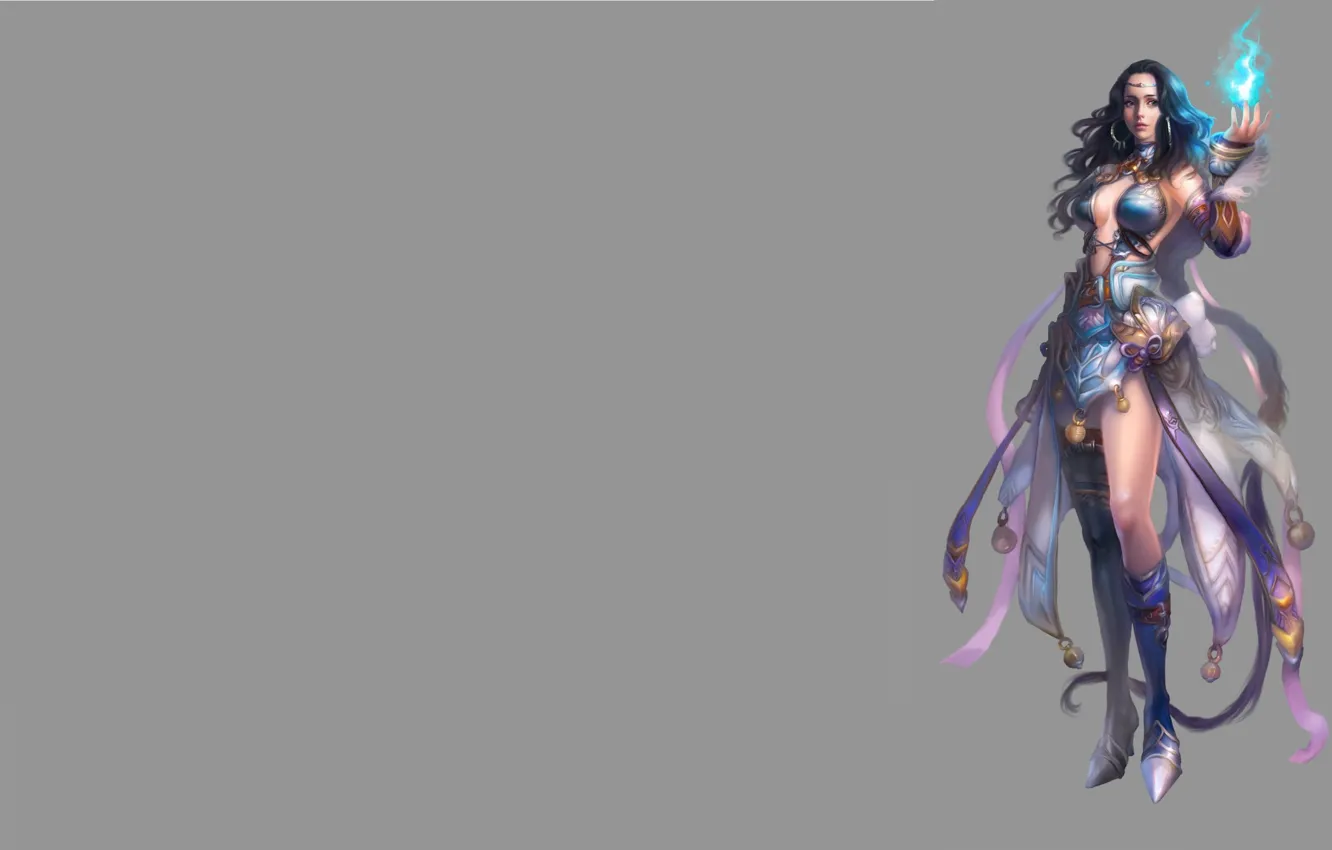 Photo wallpaper girl, magic, the game, art, China, characters, fntasy