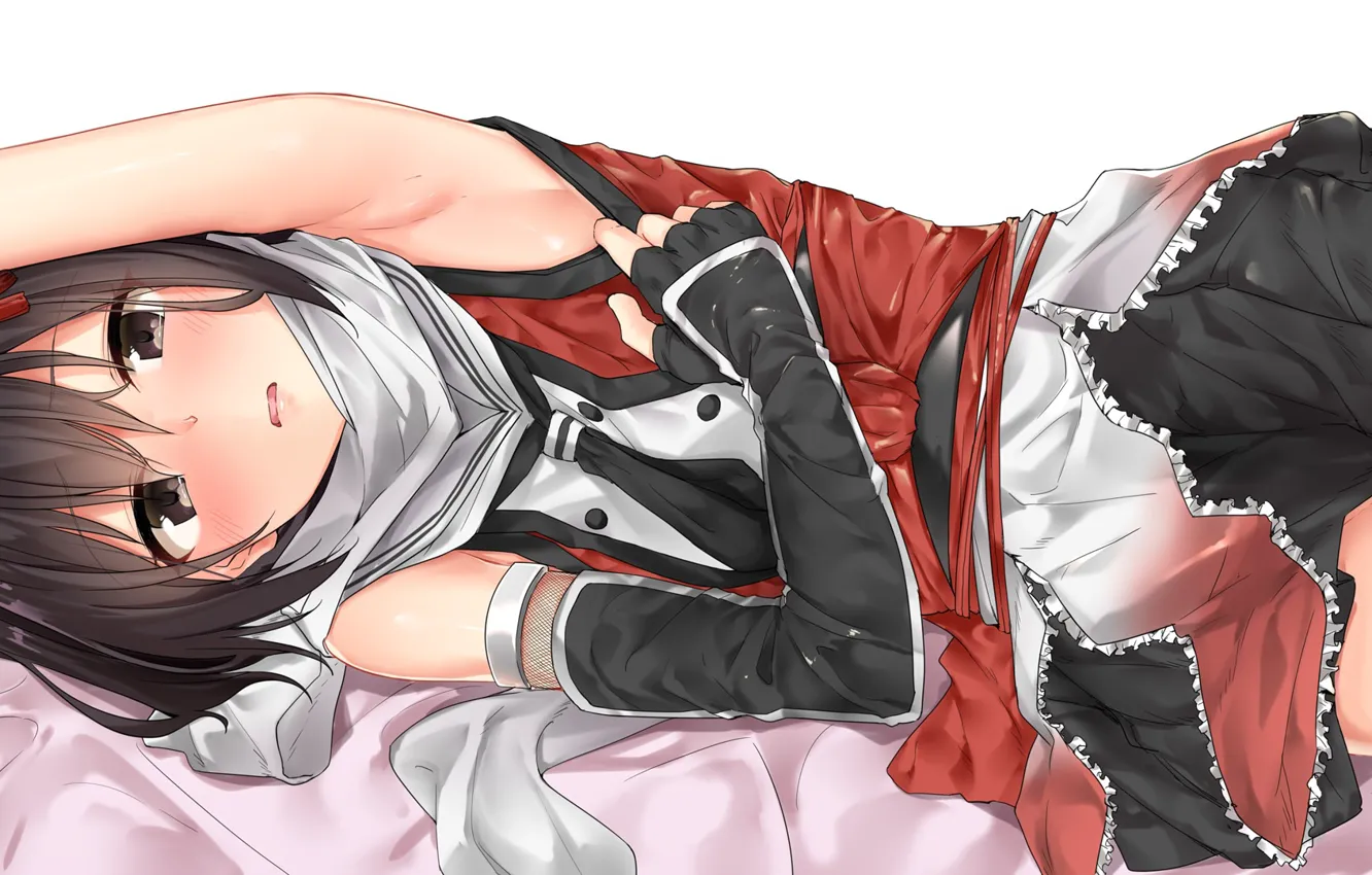 Photo wallpaper kantai collection, KanColle, Sendai, jack dempa