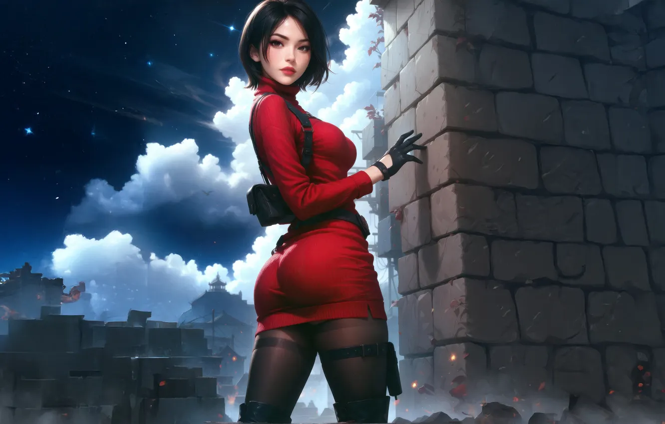 Photo wallpaper Ada Wong, Resident Evil 4