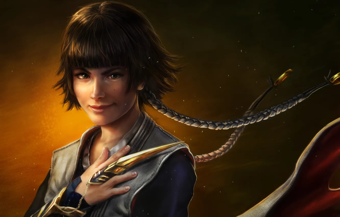 Photo wallpaper girl, anime, art, Bleach, anime, Soi Fong