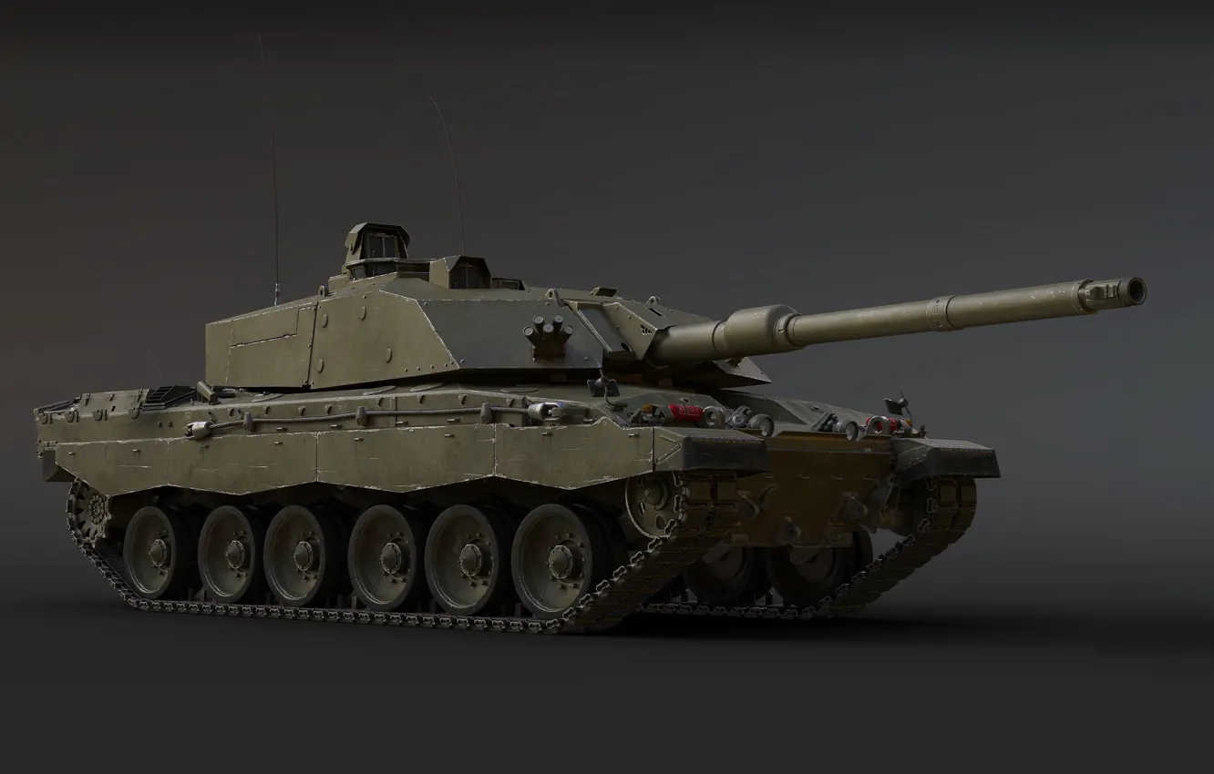 Photo wallpaper Britain, main battle tank, Experienced tank, Challenger 3 TD