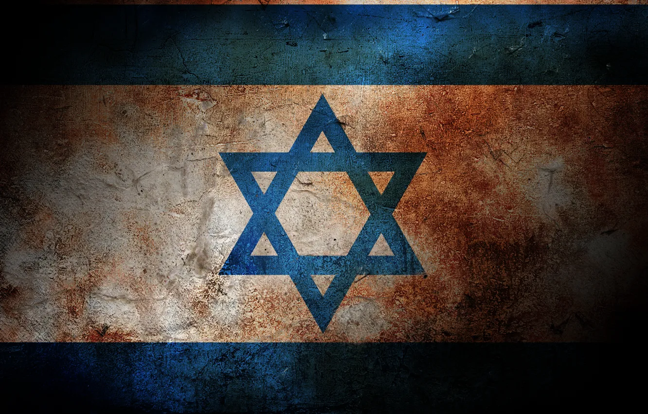 Photo wallpaper color, flag, Israel