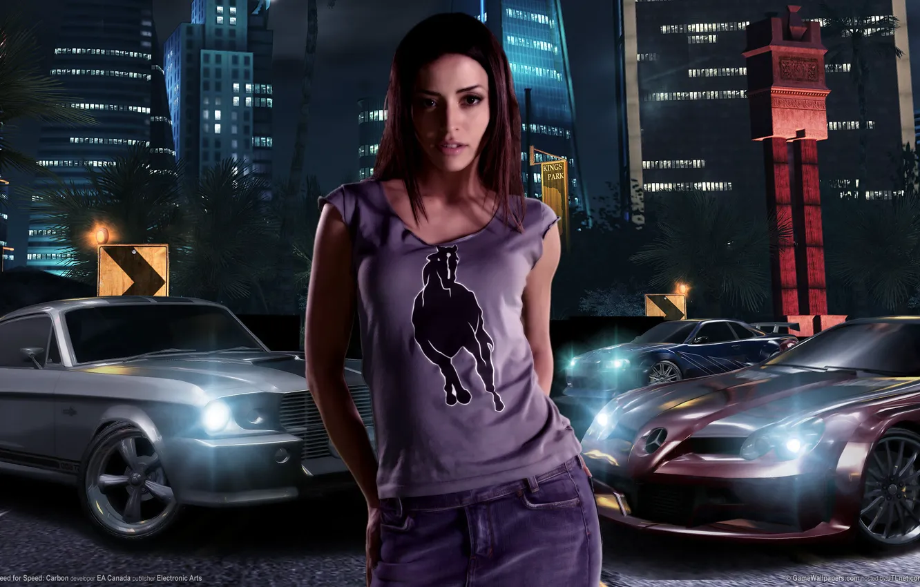 Photo wallpaper need for speed, nfs, carbon, Emmanuelle Vaugier