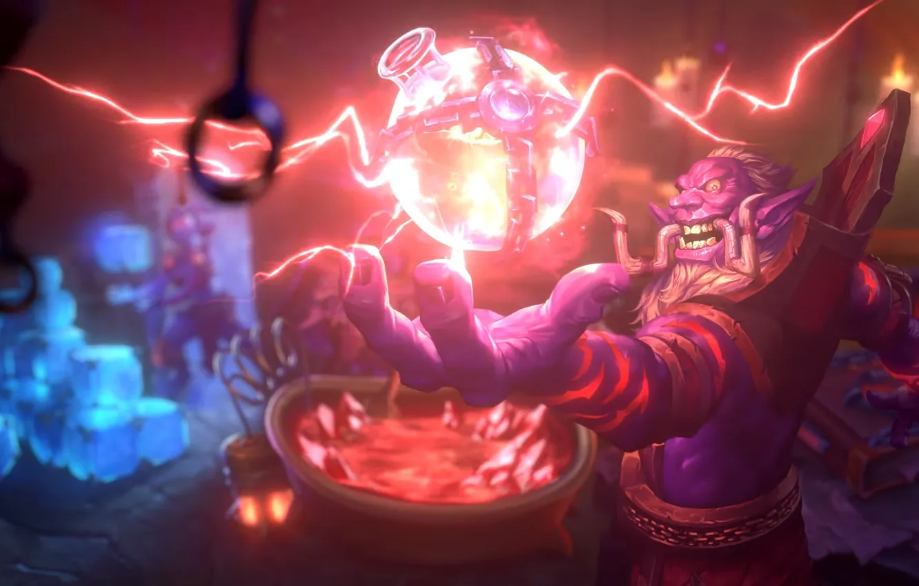 Photo wallpaper wow, WWII, Hearthstone, the alchemist, WarCarft, Hearthstone, Gadgetzan