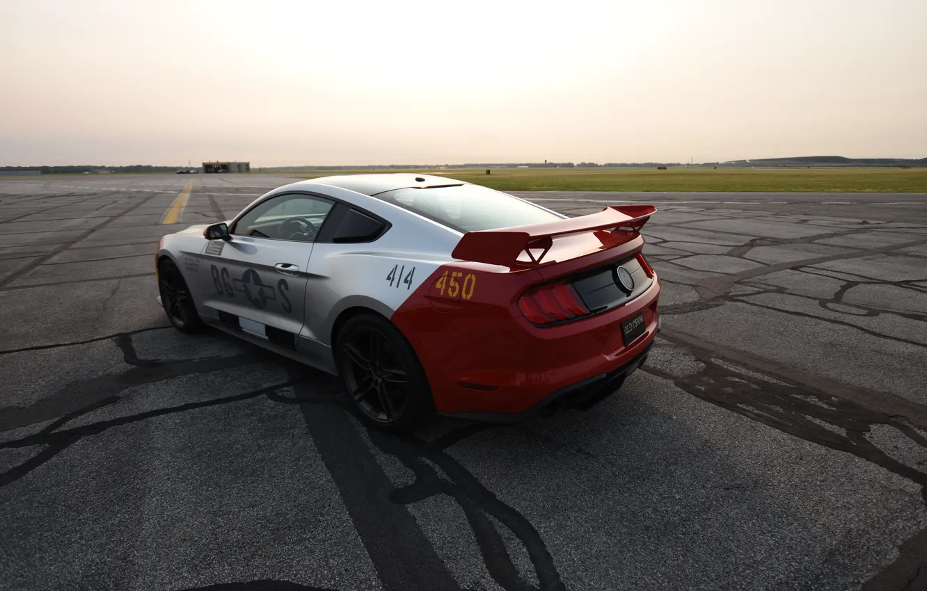 Photo wallpaper Ford, Mustang GT, Roush, 2019, Old Crow
