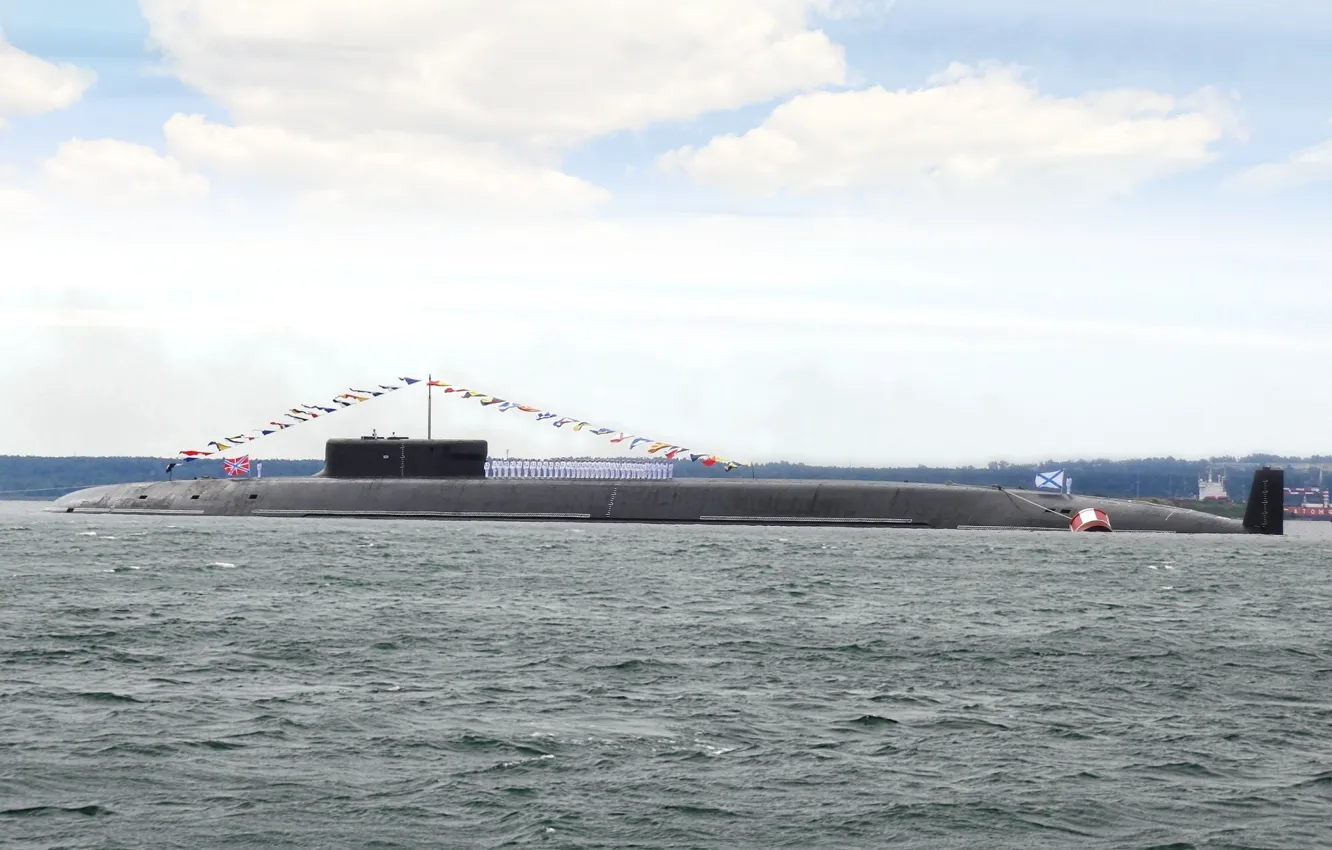 Photo wallpaper boat, underwater, atomic, Prince Vladimir