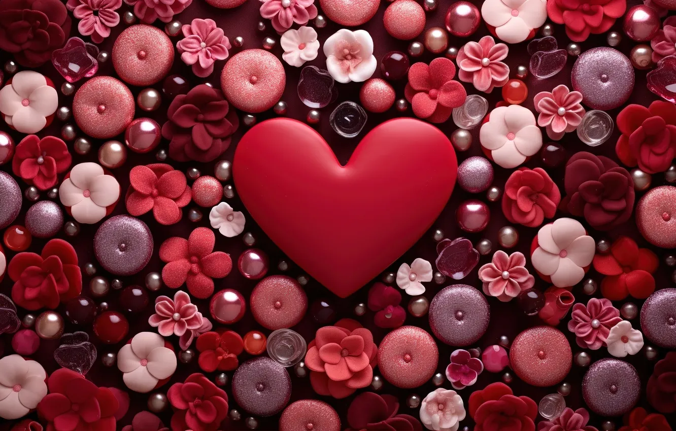 Photo wallpaper love, background, romance, heart, hearts, love, Valentine's day, texture