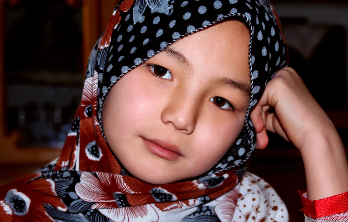 Photo wallpaper Happy, face, photography, eyes, child, smile, happiness, hazara
