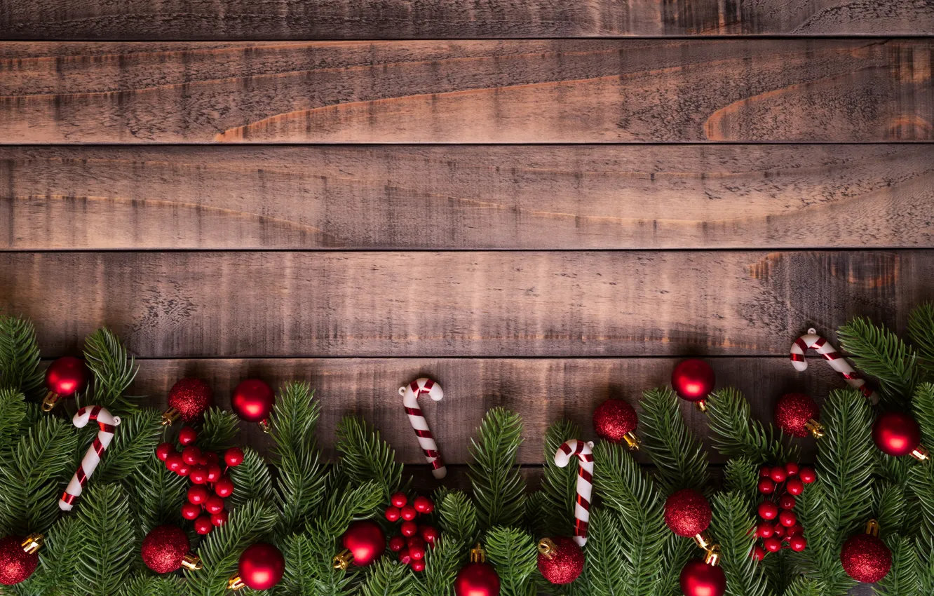 Photo wallpaper decoration, new year, Christmas, Christmas, wood, New Year, decoration, Merry