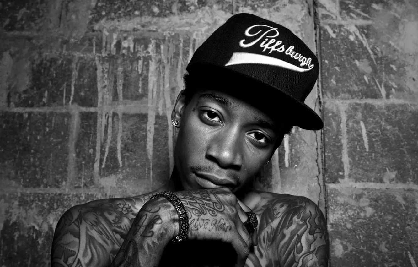 Photo wallpaper music, cap, guy, singer, rapper, rap, Cameron Jibril Thomaz, Wiz Khalifa